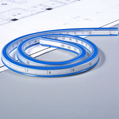 Flexible Curve Ruler Drafting Drawing Measure Tool Soft Plastic Tape Measure