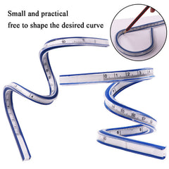 Flexible Curve Ruler Drafting Drawing Measure Tool Soft Plastic Tape Measure