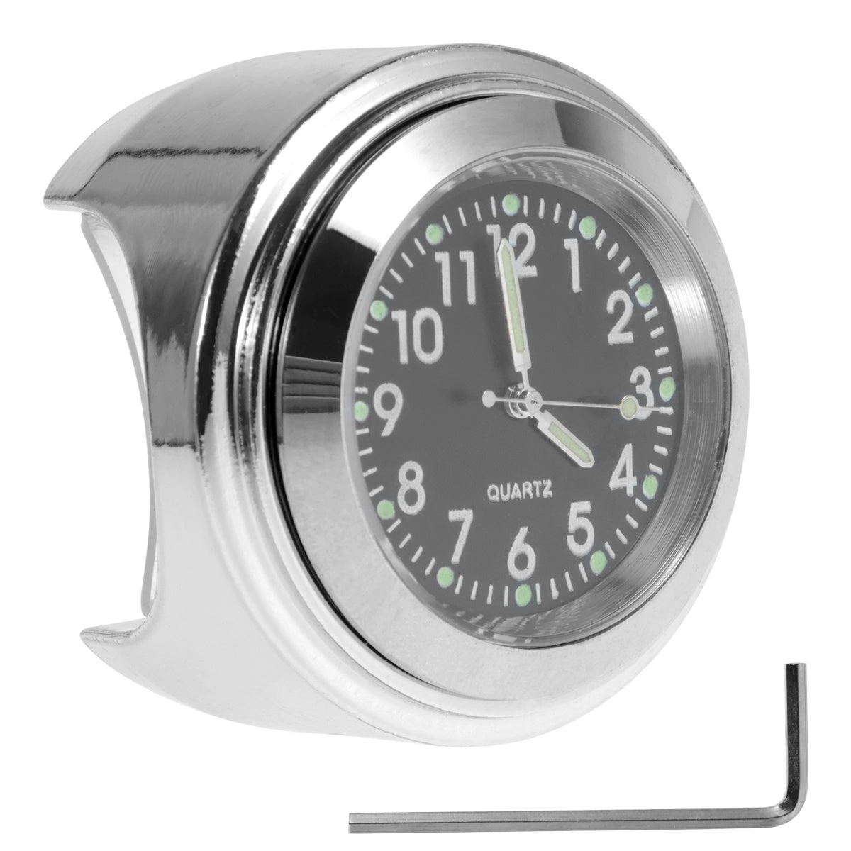 Waterproof Motorcycle Handlebar Watch Aluminum Clock Universal 17 78 20 32 Cm