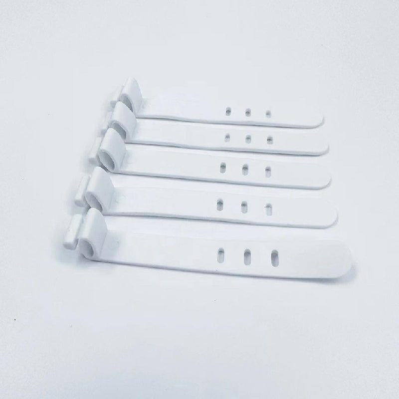 20pcs Silicone Cable Ties for Desk Organization