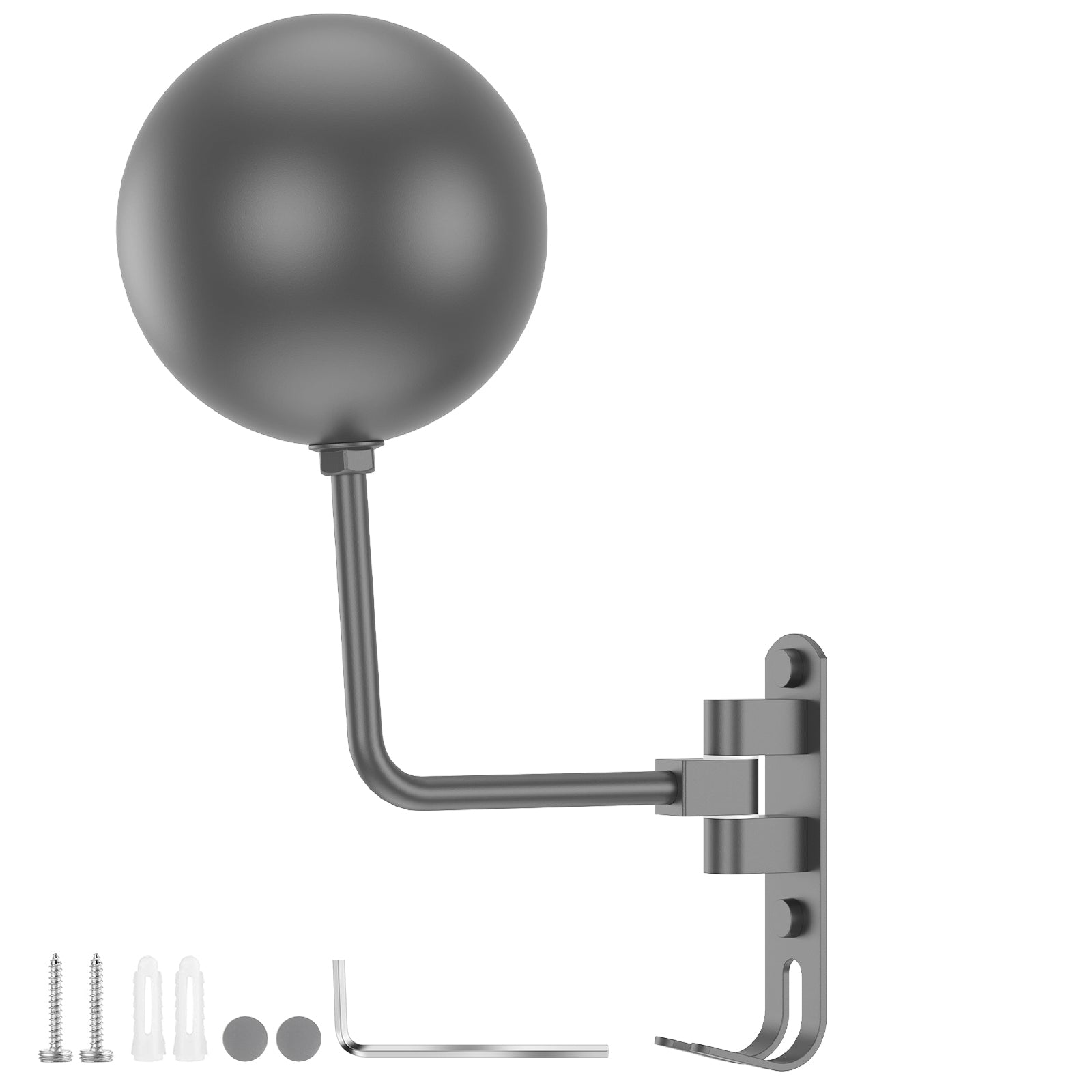Motorcycle Helmet Wall Mount 180 Rotation Hanger Steel Rack Storage Hook