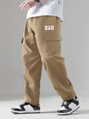 Cargo Pants Men Flap Pocket Trousers Casual Outdoor Work Streetwear Hip Hop