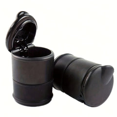 2pcs Plastic Car Ashtrays, Portable Auto Ashtrays