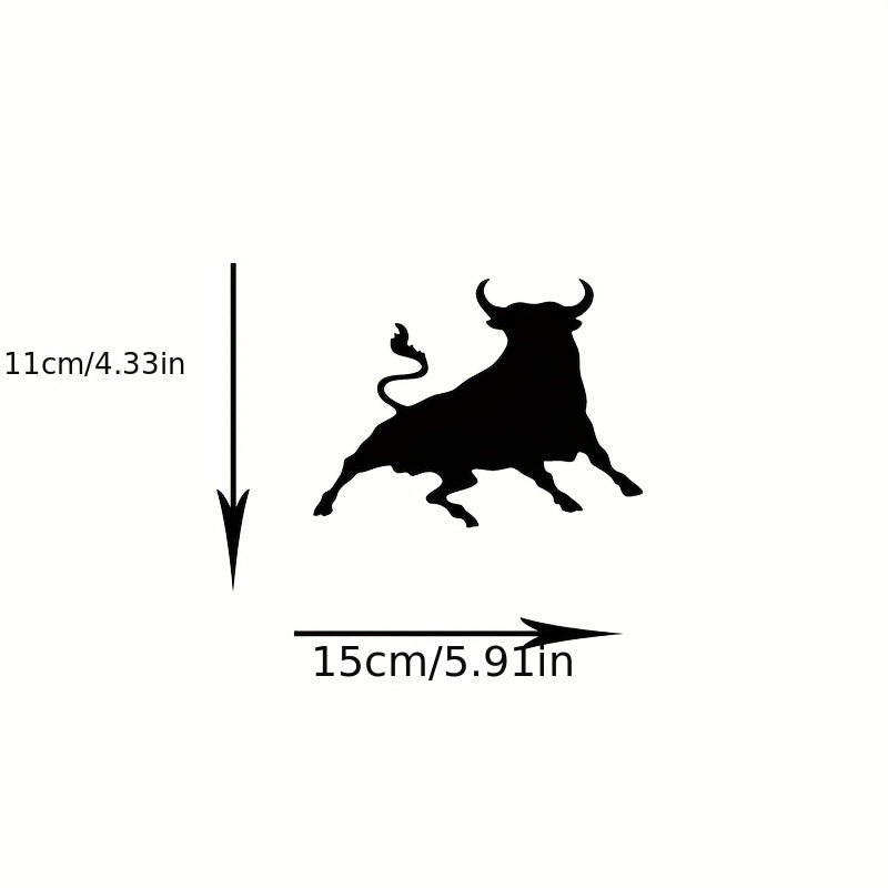1pc Universal Spanish Bull Car Performance Sticker