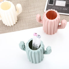 Cactus Pen Holder Desk Supplies Multifunctional Organizer