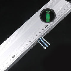 High Precision Magnetic Spirit Level Balance Horizontal Silver Ruler Bubbles