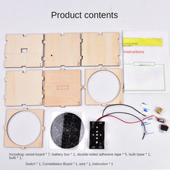 DIY Star Projection Lamp Kit Creative Tool for Starry Night Atmosphere