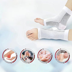 Ankle Compression Socks for Running, Cycling - Soothes Neuropathy, Plantar Fasci
