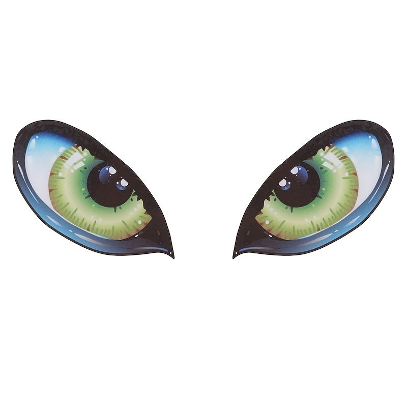 Green Reflective Eye Stickers for Car