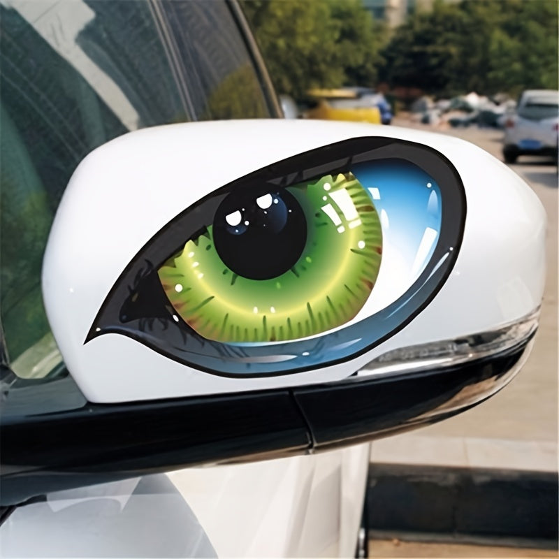 Green Reflective Eye Stickers for Car