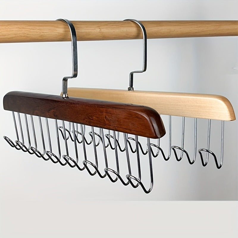Wooden Clothes Hanger Underwear Storage Clothes Hook
