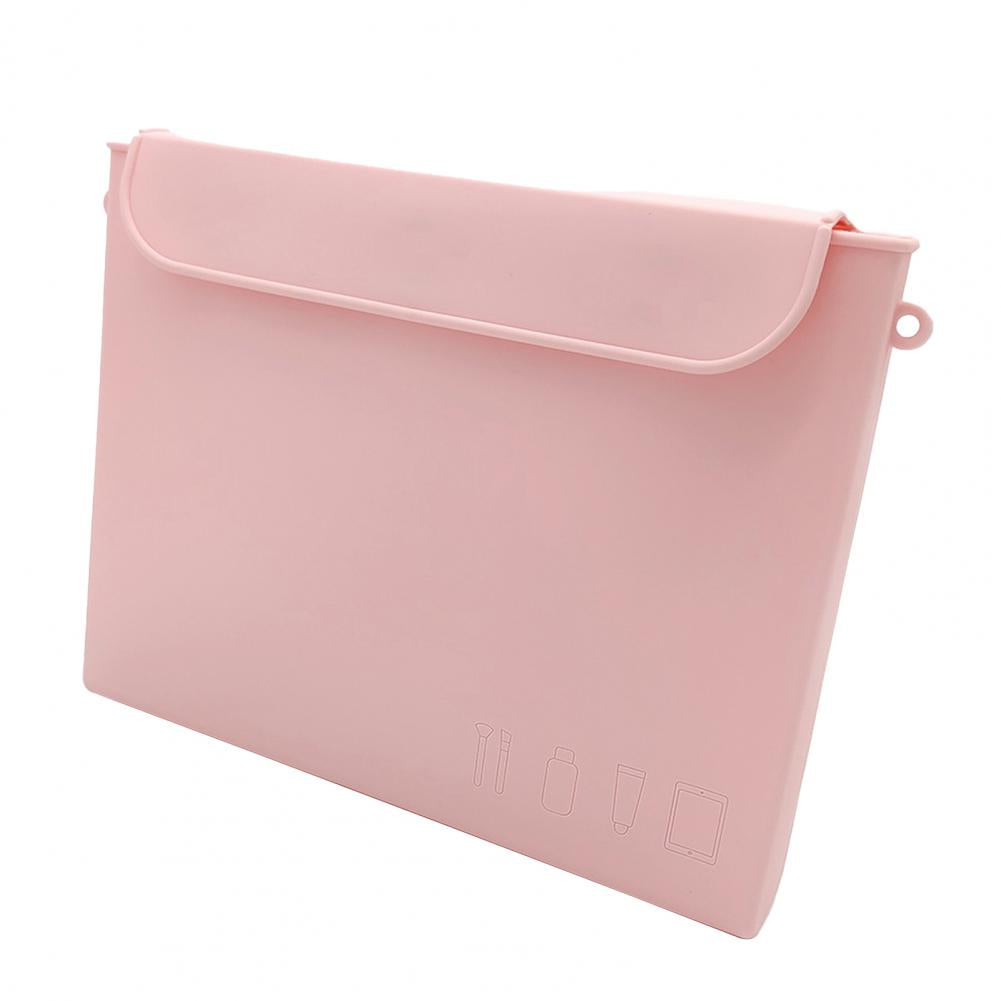 Silicone Travel Toiletry Bag for Women Makeup Beauty Tools Brushes