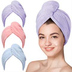 Soft Hair Drying Cap - Absorbent Hair Towel for Women