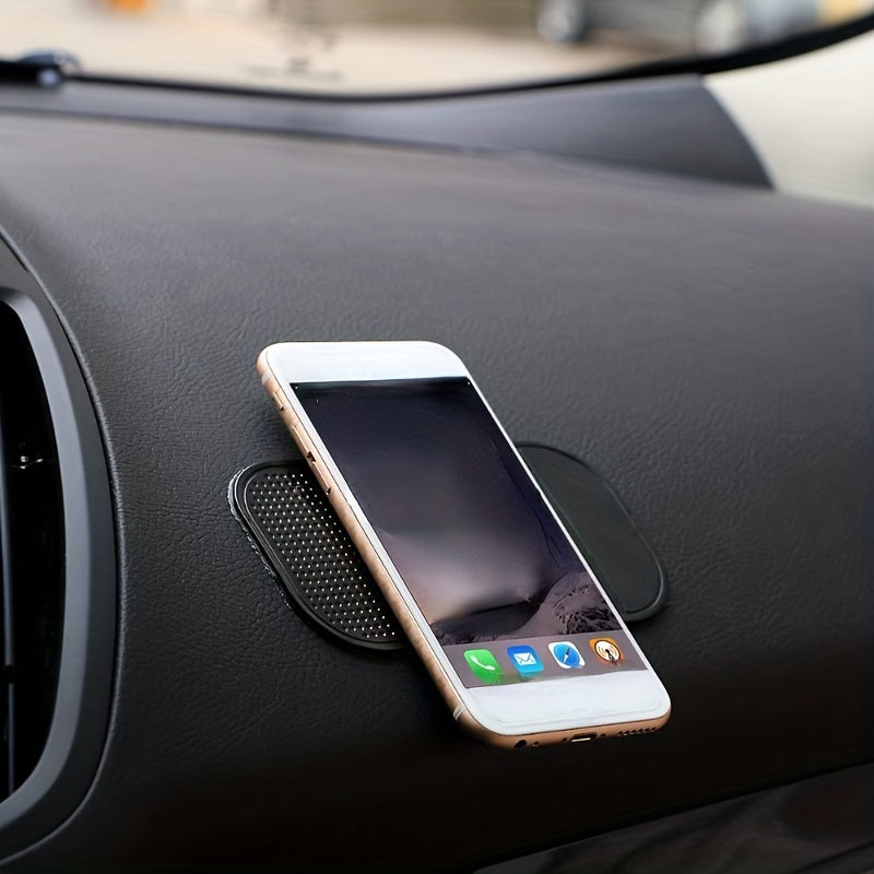 5pcs Car Dashboard Anti-slip Mat Phone Holder & Key Storage