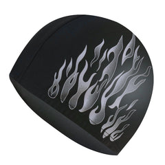 Flame Style Swimming Cap with Ear Protection