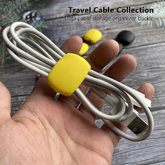 1pc Travel Cable Organizer Buckle Data Cable Storage Organizer