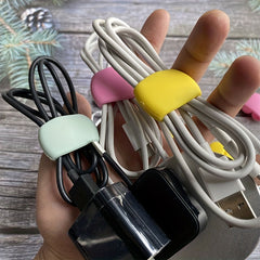 1pc Travel Cable Organizer Buckle Data Cable Storage Organizer