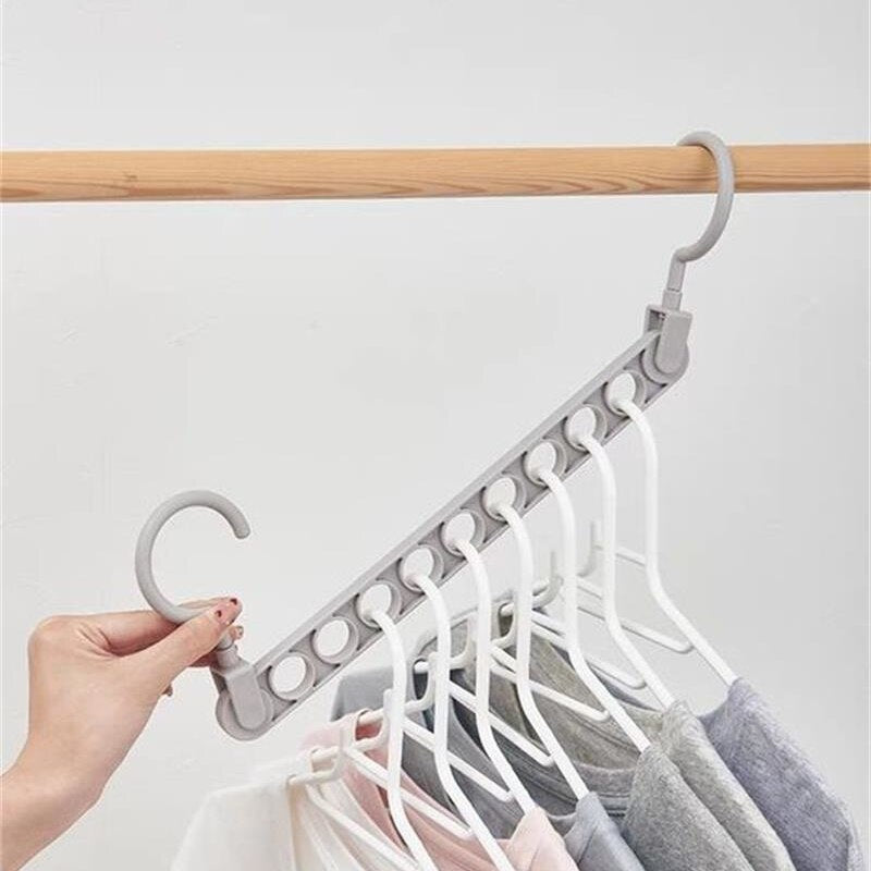 1pc Nine Holes Magic Hanger Functional Internet Magic Storage Artifact