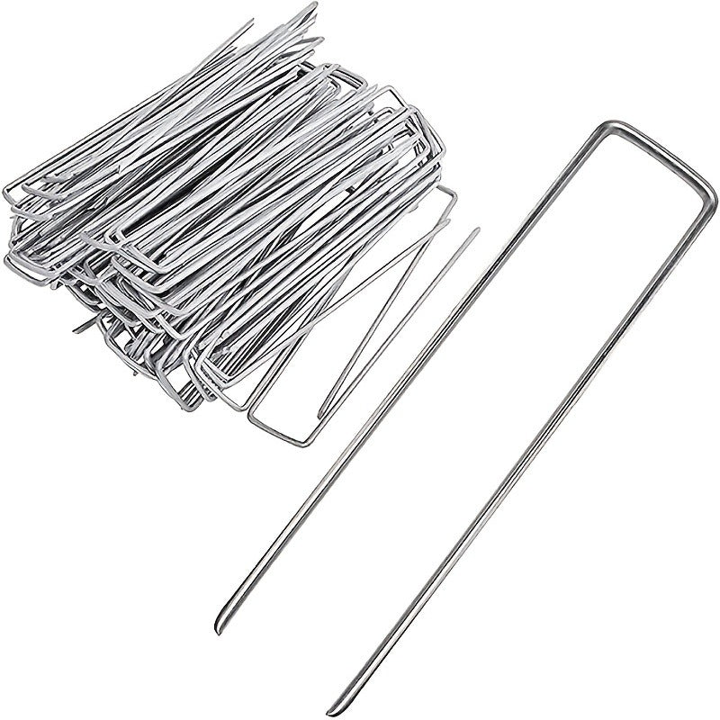 50pcs Garden Pegs for Landscape & Camping Gear Fixing