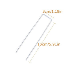 50pcs Garden Pegs for Landscape & Camping Gear Fixing