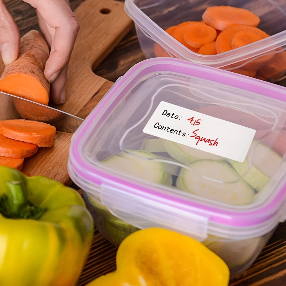 125pcs Dissolvable Food Labels for Freezer Jam Jars & Storage