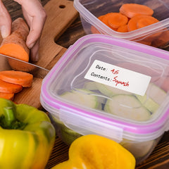 125pcs Dissolvable Food Labels for Freezer Jam Jars & Storage