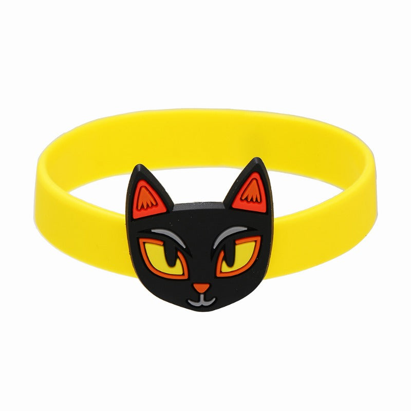 Halloween Waterproof Silicone Bracelet Funny Rubber Wristband
