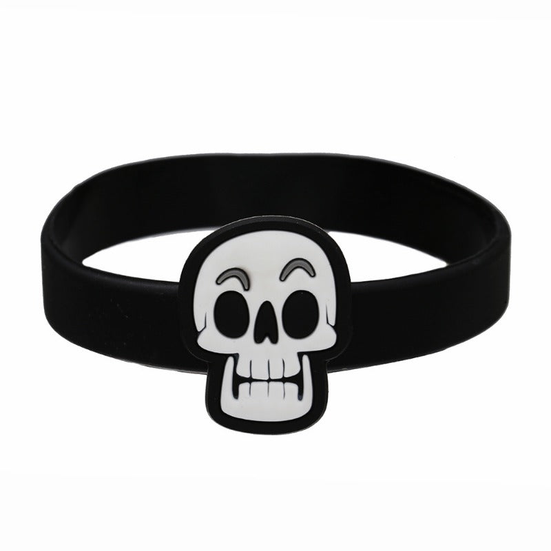 Halloween Waterproof Silicone Bracelet Funny Rubber Wristband