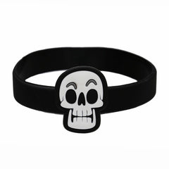 Halloween Waterproof Silicone Bracelet Funny Rubber Wristband