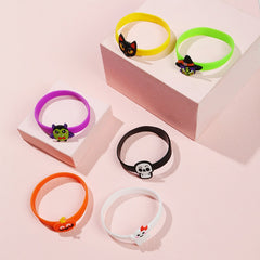 Halloween Waterproof Silicone Bracelet Funny Rubber Wristband