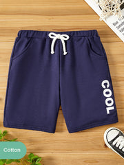 Boys Camouflage & Letter Print Shorts for Summer Outdoor