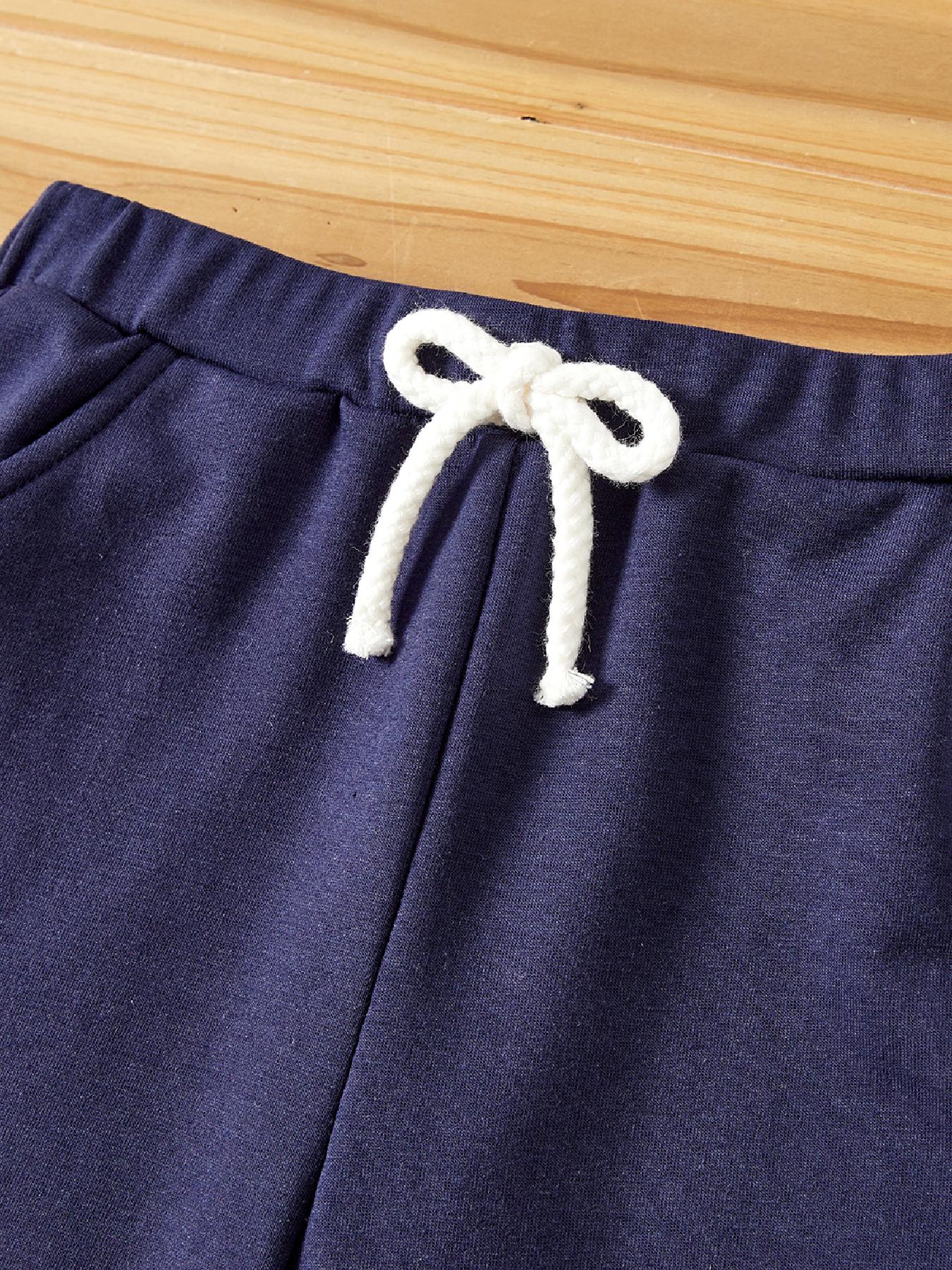 Boys Camouflage & Letter Print Shorts for Summer Outdoor