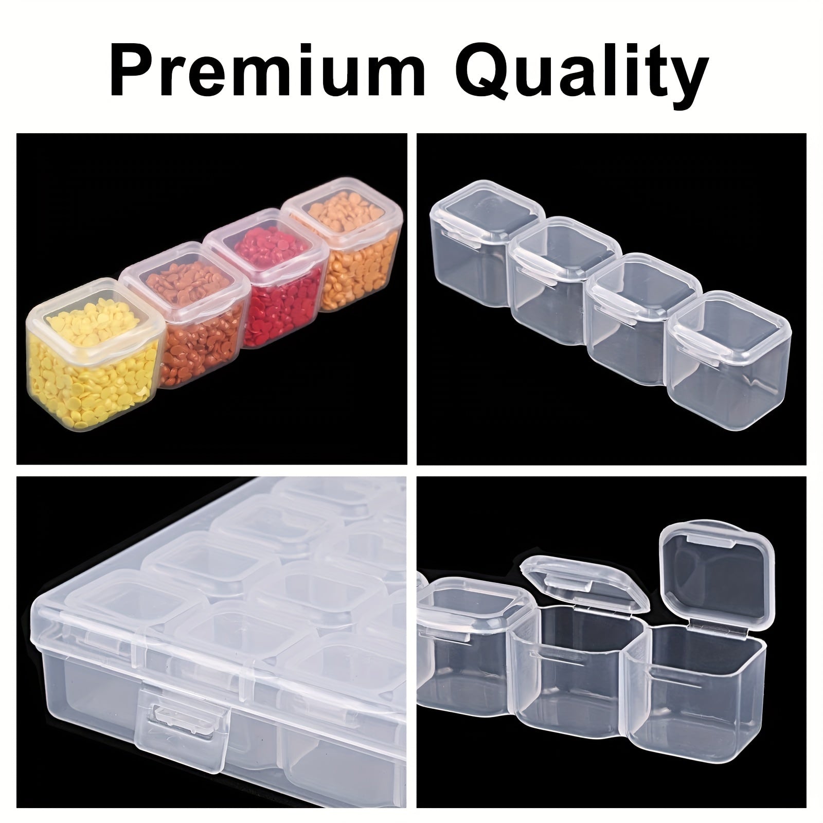 Diamond Painting Storage Box 56 Grids Plastic Embroidery Container