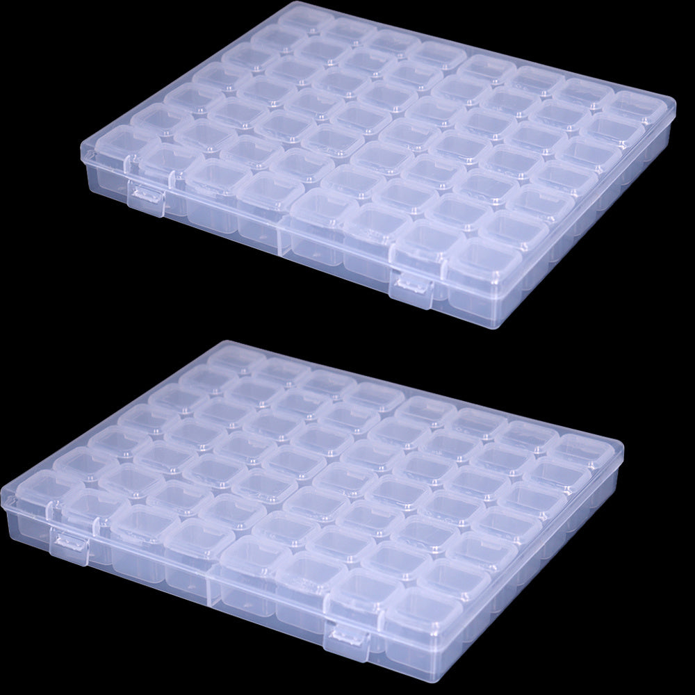 Diamond Painting Storage Box 56 Grids Plastic Embroidery Container