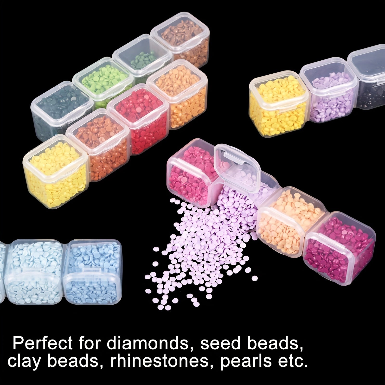 Diamond Painting Storage Box 56 Grids Plastic Embroidery Container