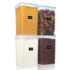Plastic Airtight Food Storage Jar Kitchen Pantry Organization