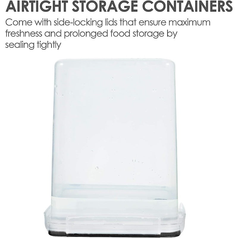Plastic Airtight Food Storage Jar Kitchen Pantry Organization