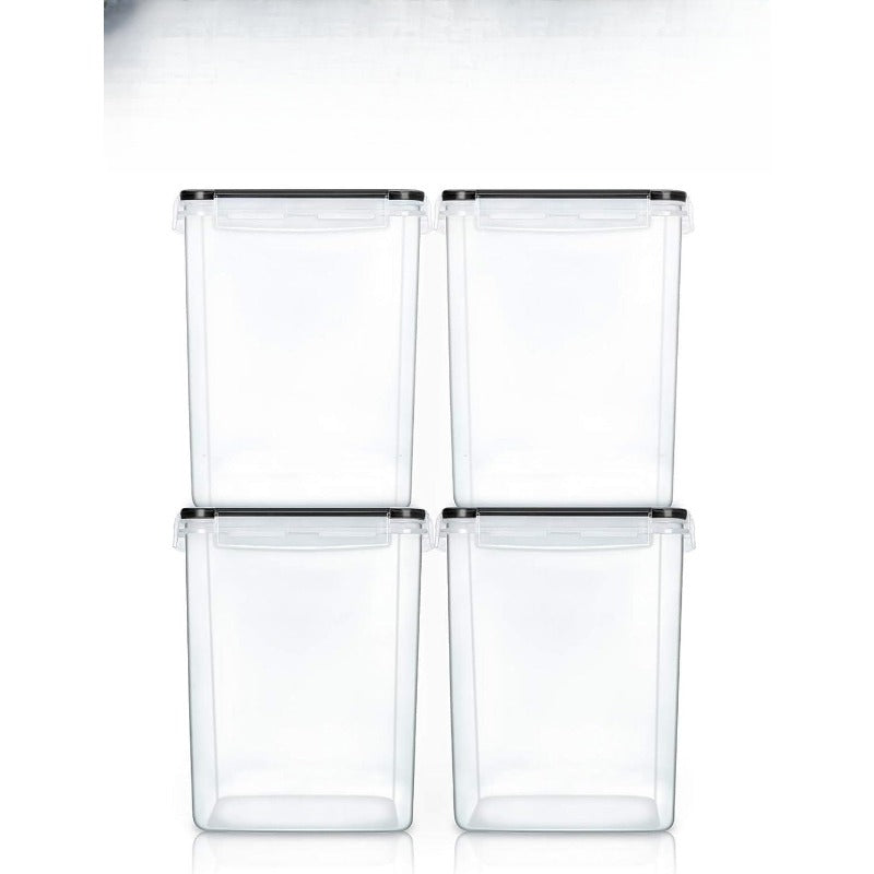 Plastic Airtight Food Storage Jar Kitchen Pantry Organization