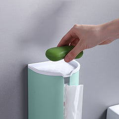 Wall Mounted Grocery Bag Holder with Lid