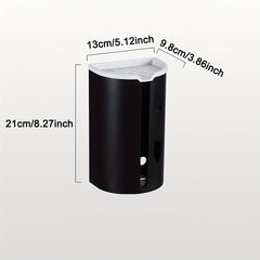 Wall Mounted Grocery Bag Holder with Lid