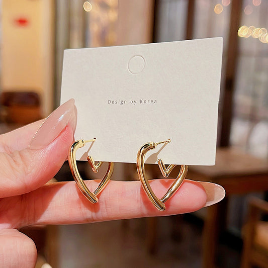 Love Earrings Romantic Hearts Dangle Earrings for Women