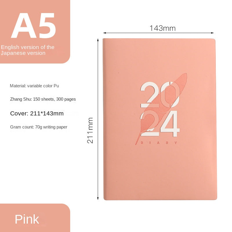 Student Daily Planner Notebook 365-Day Calendar Time Management