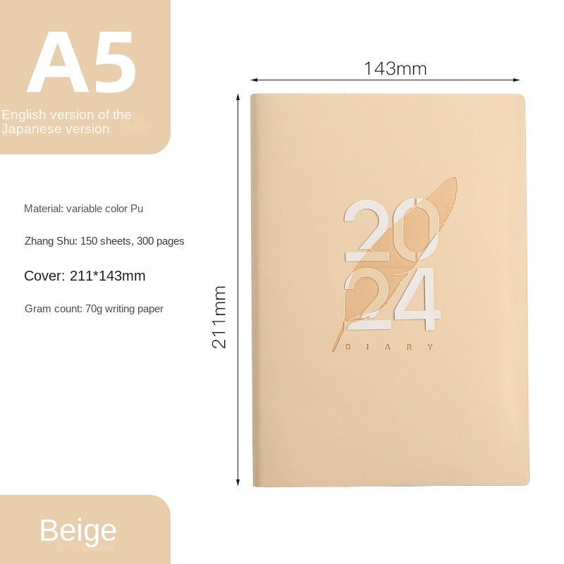 Student Daily Planner Notebook 365-Day Calendar Time Management