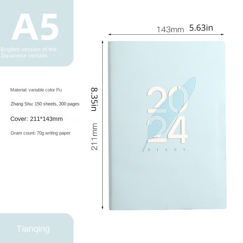 Student Daily Planner Notebook 365-Day Calendar Time Management