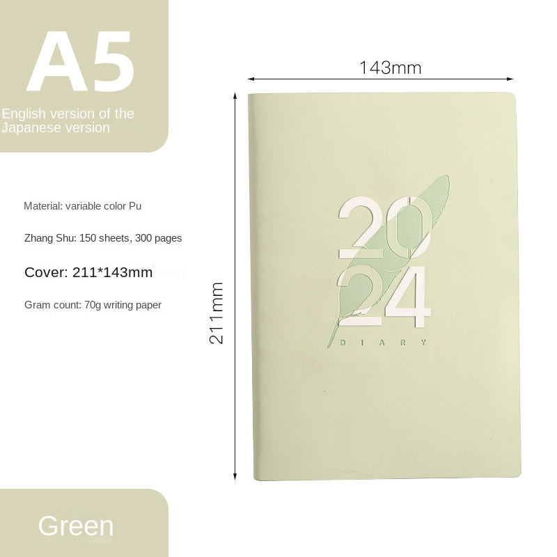 Student Daily Planner Notebook 365-Day Calendar Time Management
