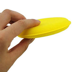 12pcs Car Wash Sponge Press Edge Waxing Sponge Compressed Round Waxing Sponge