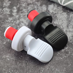 2pcs Plastic Wine Stopper Bottle Corks Fresh Red Wine Metal Corks
