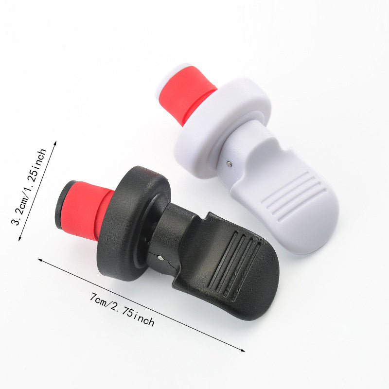 2pcs Plastic Wine Stopper Bottle Corks Fresh Red Wine Metal Corks