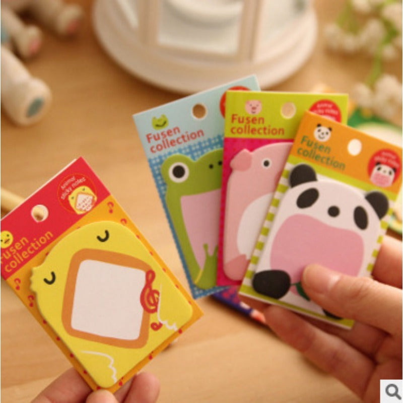 8pcs Zoo Animal Park Sticky Notes Set