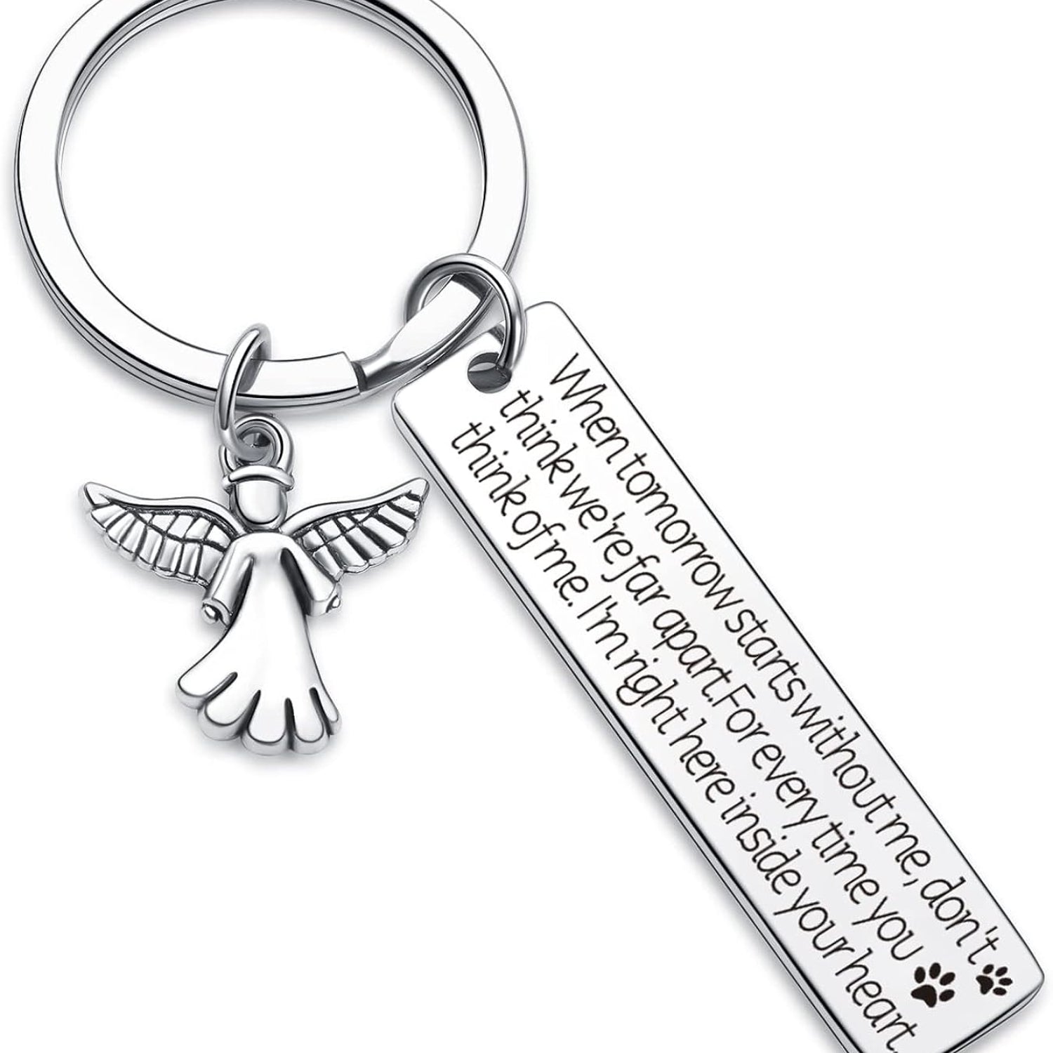 Pet Memorial Keychain - Remembrance Keepsake Jewelry